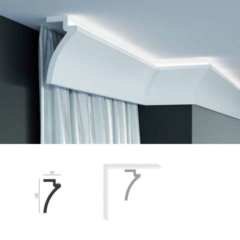 Tesori kf501 карниз для светодиодных