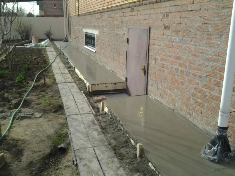 Отмостки дома