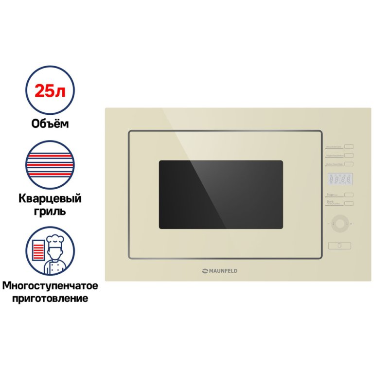 Встраиваемая микроволновая печь maunfeld mbmo