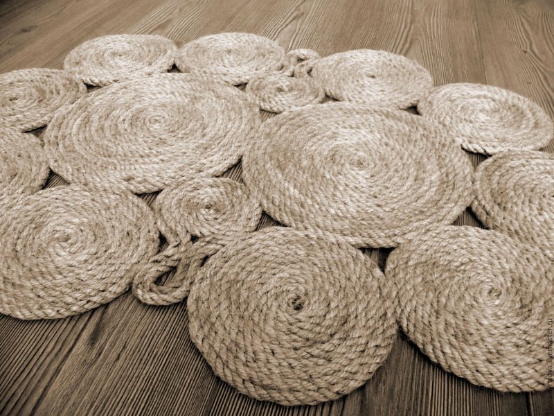 Коврик из шпагата