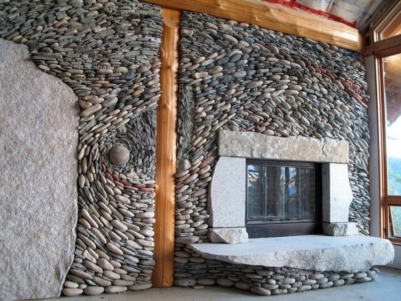 Камины отделанные декоративным камнем