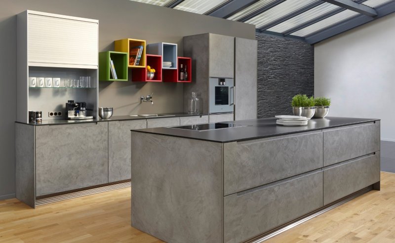 Кухня cleaf beton
