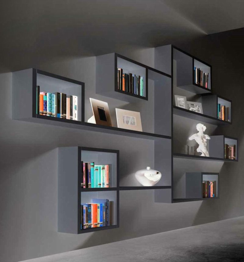 Современная книжная полка