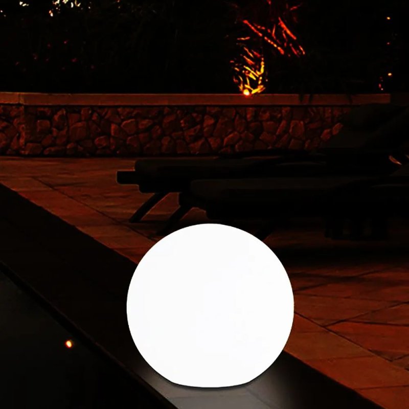Уличный шарсветильник moonlight 60 см 220v white
