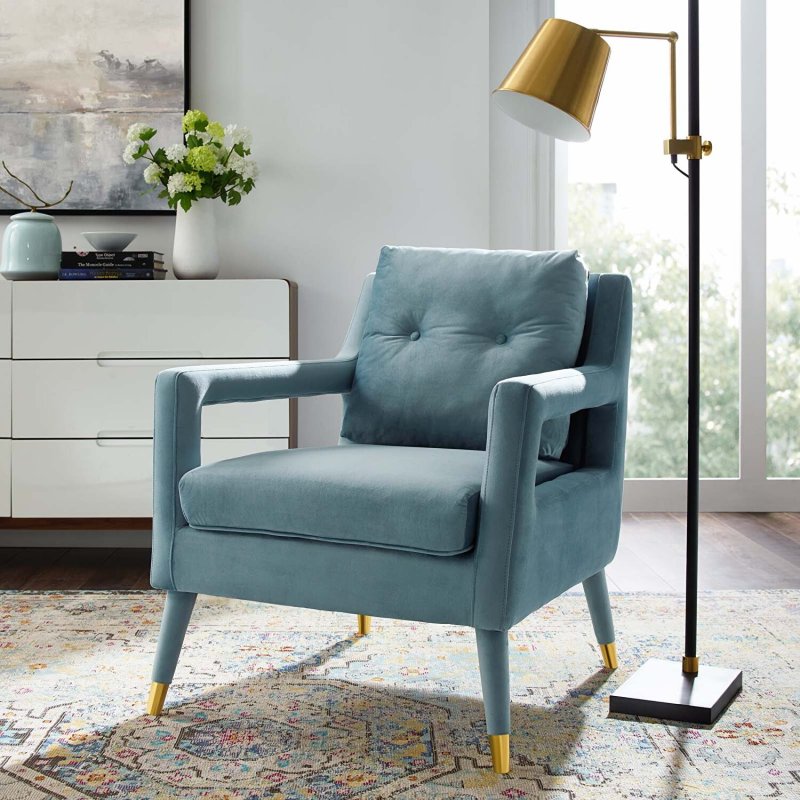 Кресло accent velvet chair