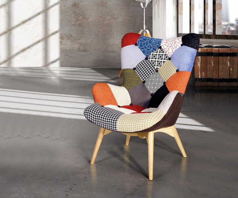 Кресло contour patchwork