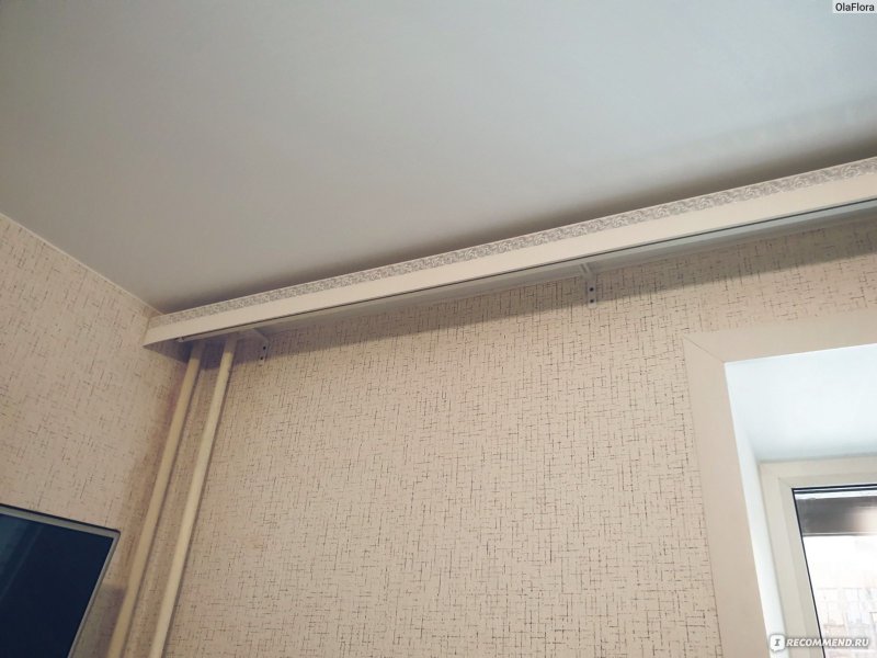 Накладной карниз на натяжной потолок