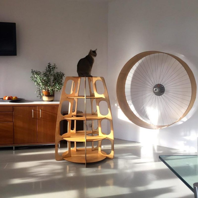 Кошачий домик лазалка