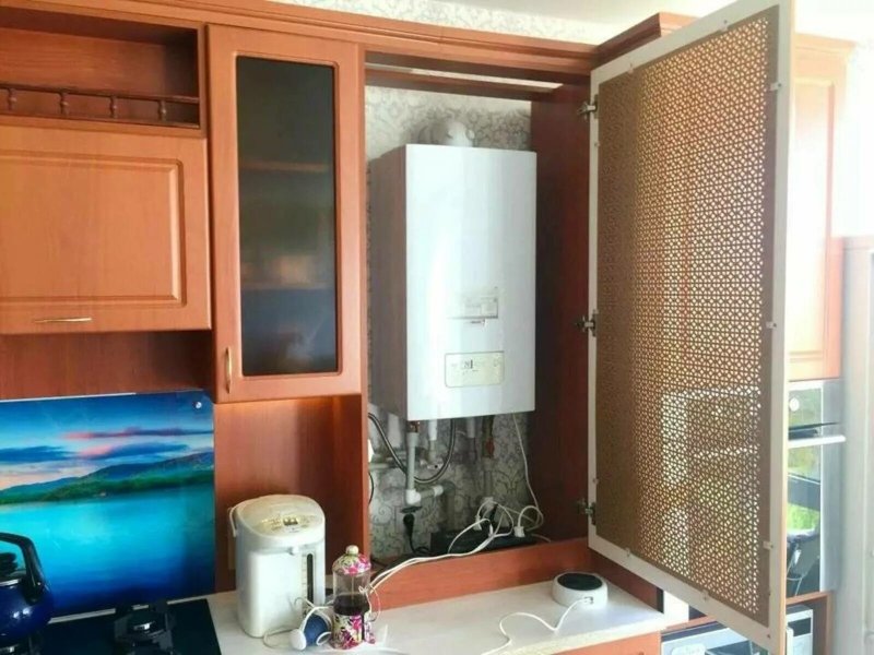 Кухни с газовым котлом