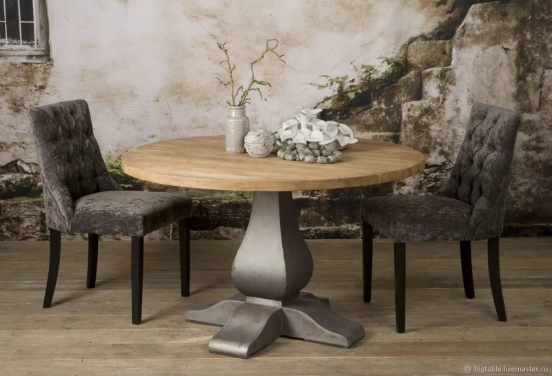 Круглый стол amclassic aim dining table