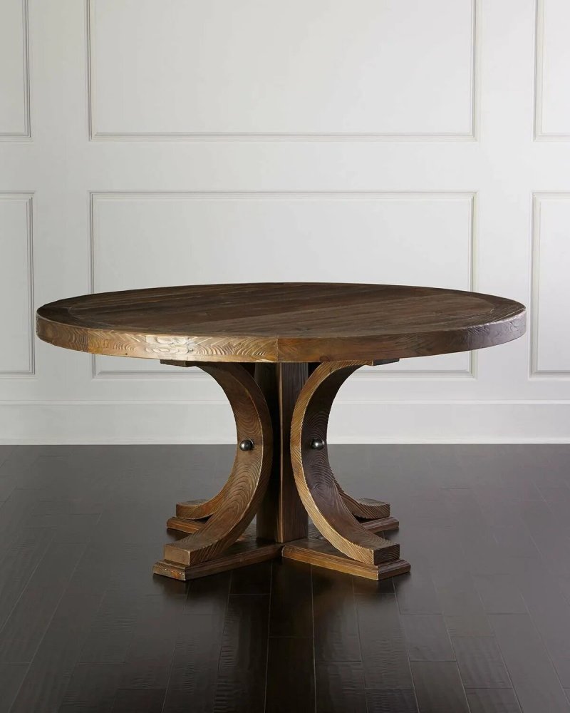 Круглый стол winston dining table sandro veneer
