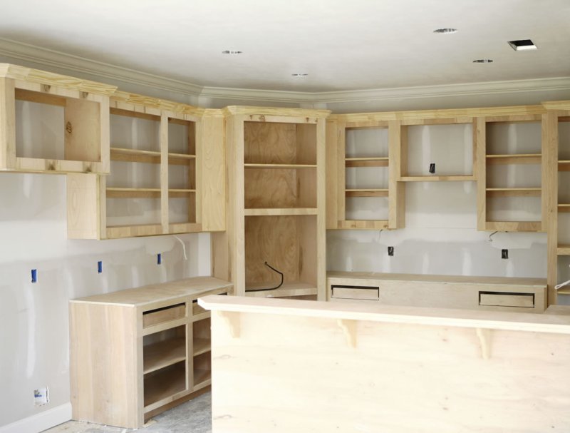 Building kitchen cabinets