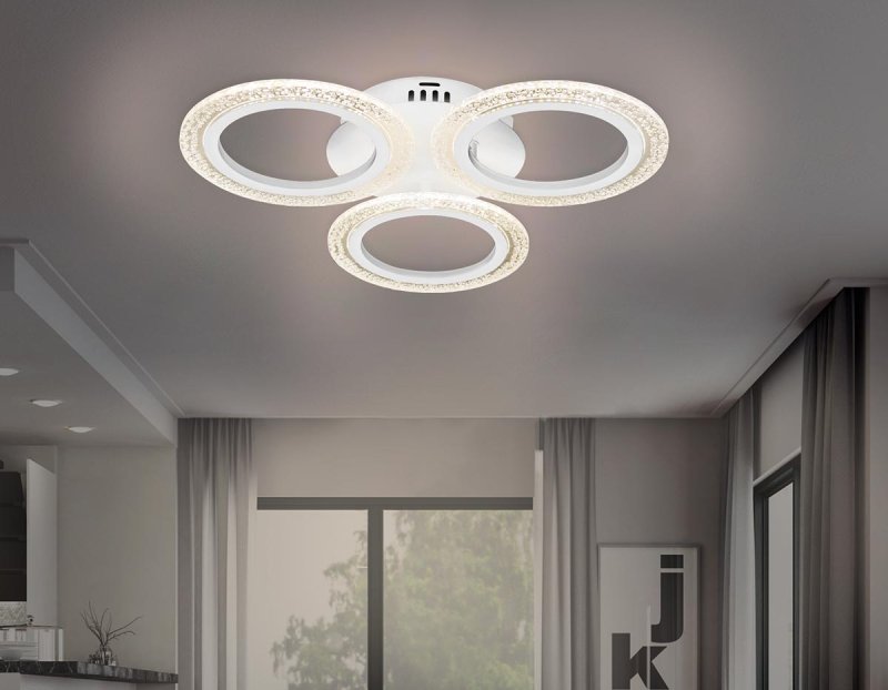 Потолочная светодиодная люстра ambrella light