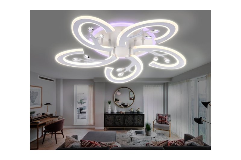 Потолочная светодиодная люстра ambrella light