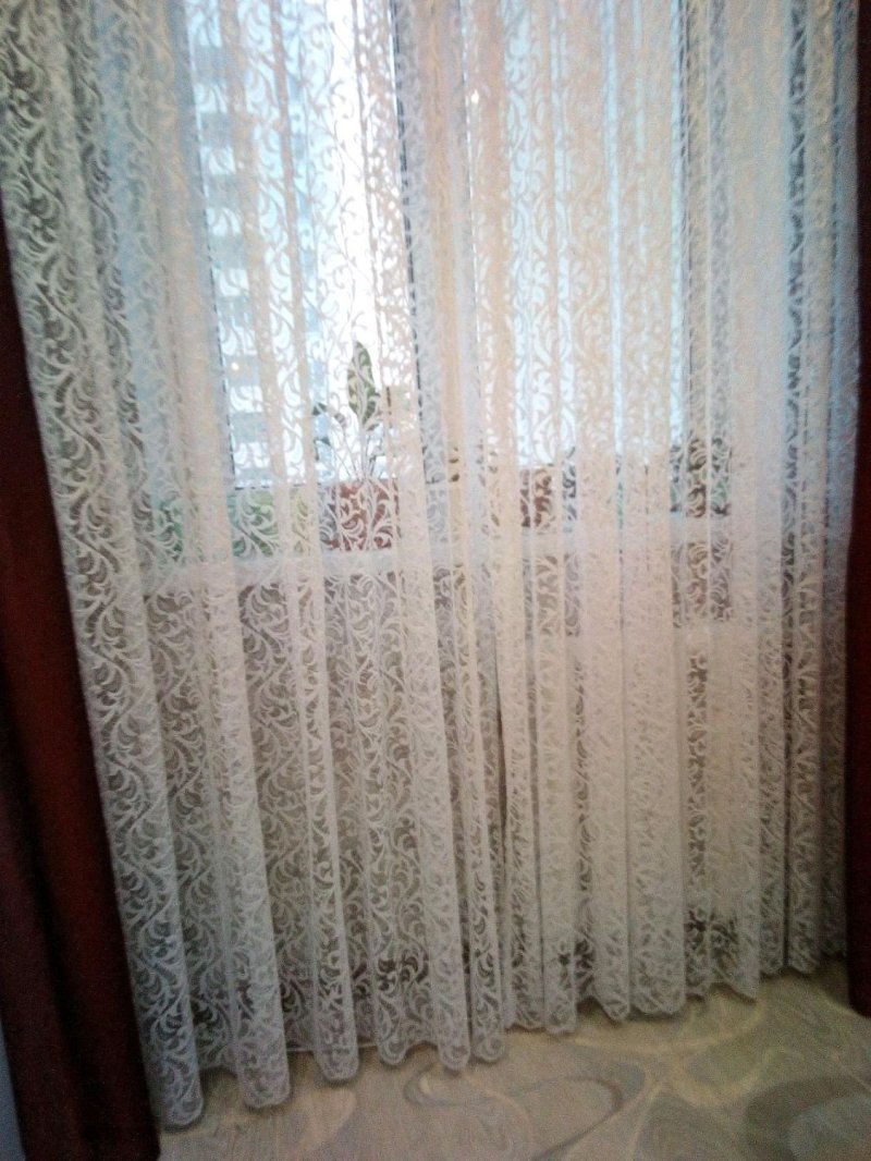 Тюль ажурная