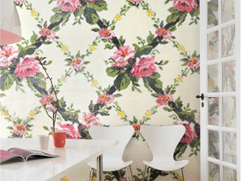 Мозаичное панно bisazza