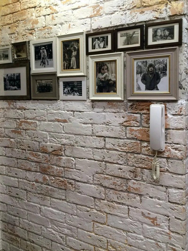 Гипсовый кирпич в интерьере