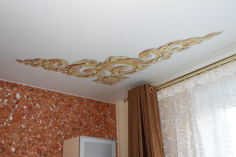 Рисунки на натяжных потолках