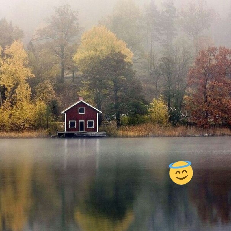 Тини хаус на берегу озера