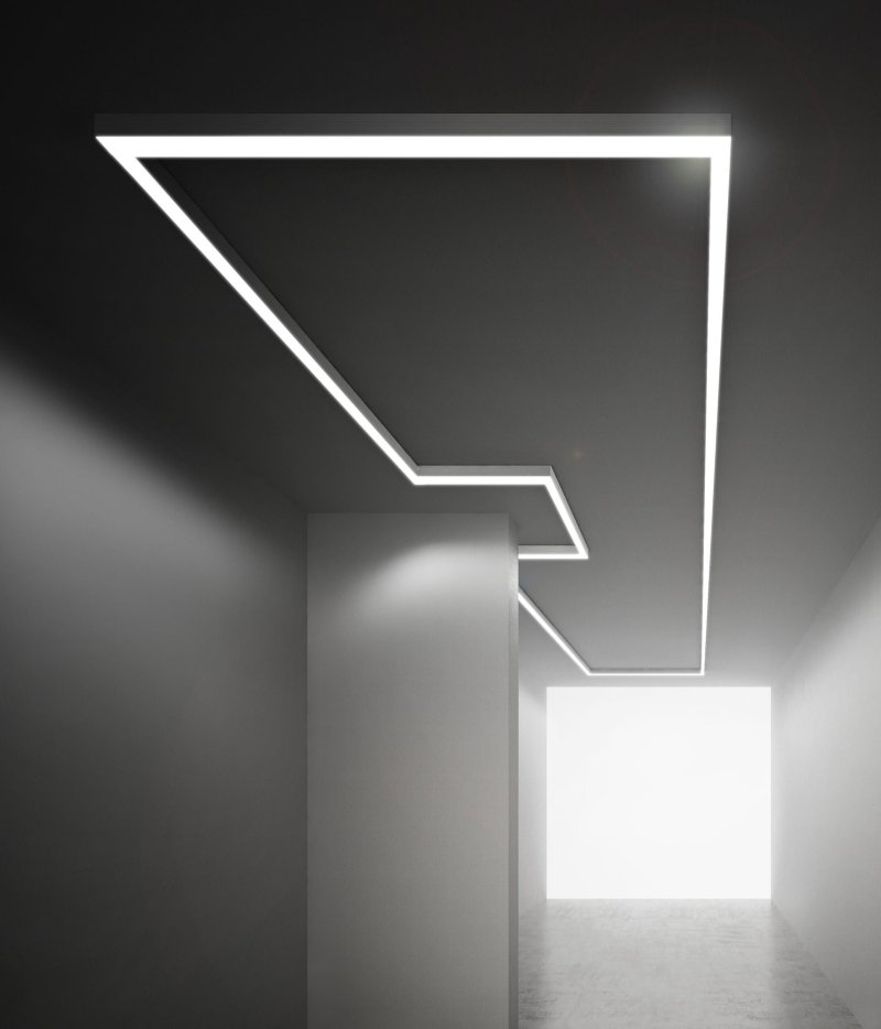 Встраиваемый линейный светильник linea recessed