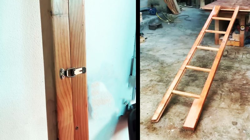 Деревянная лестница своими руками приставная
