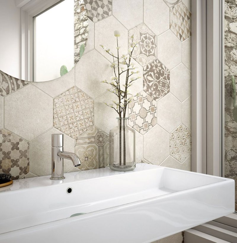 Керамогранит equipe hexatile cement
