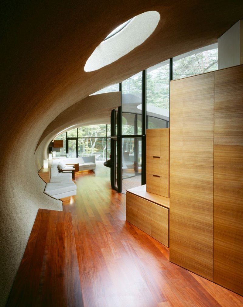 Вилла shell house в поселке каруидзава