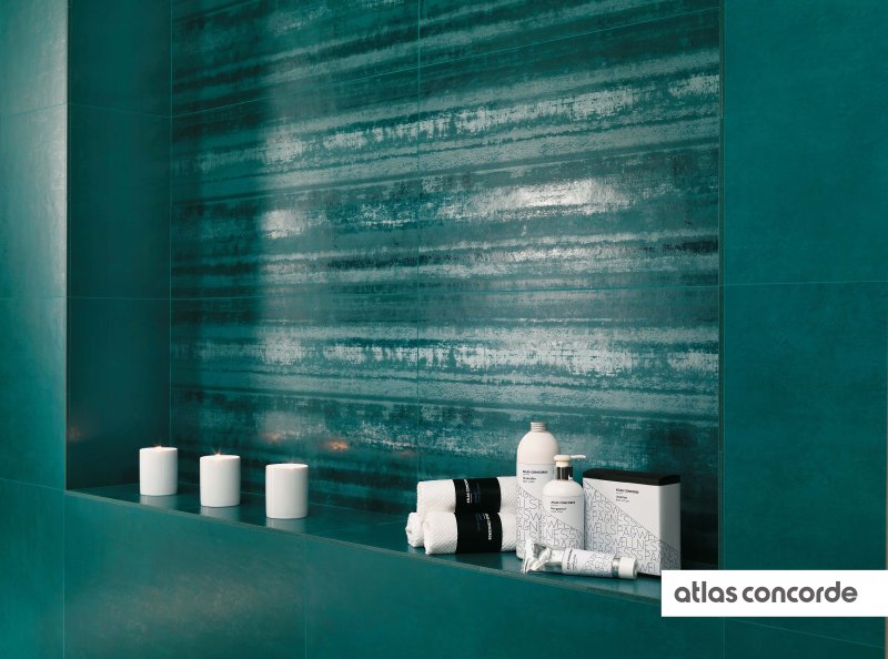 Atlas concorde ewall petroleum green stripes