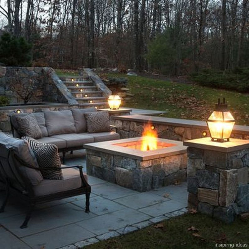 Backyard landscaping