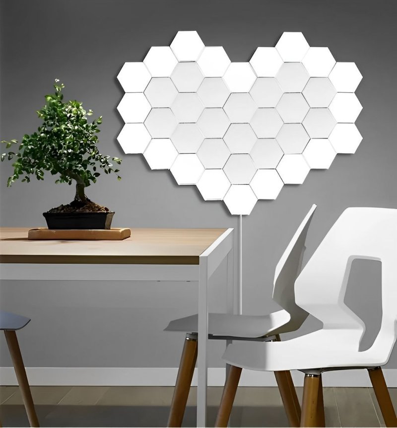 Модульный настенный светильник hexagon