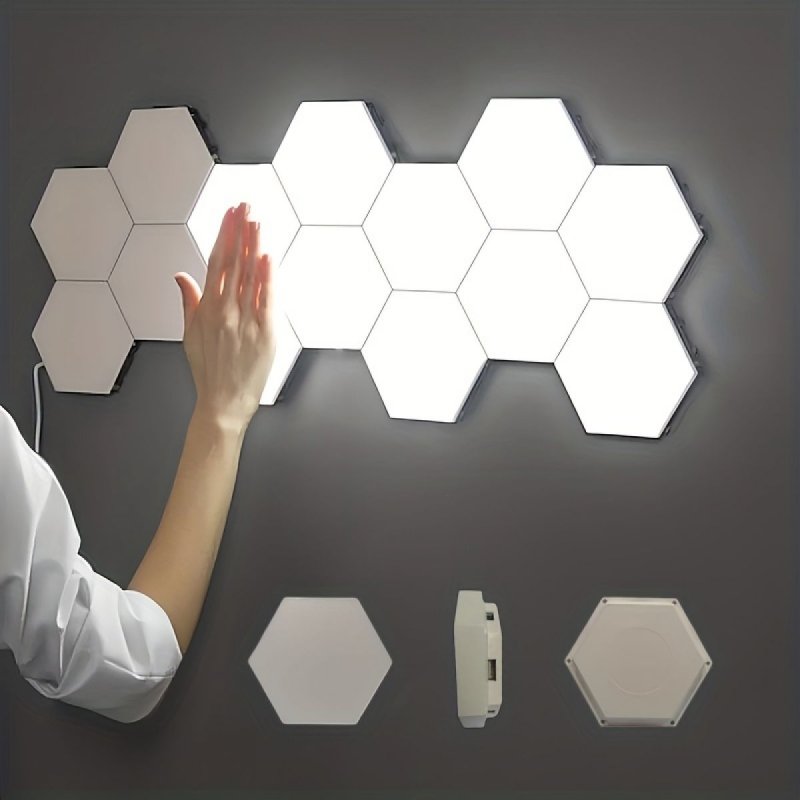 Модульный настенный светильник hexagon