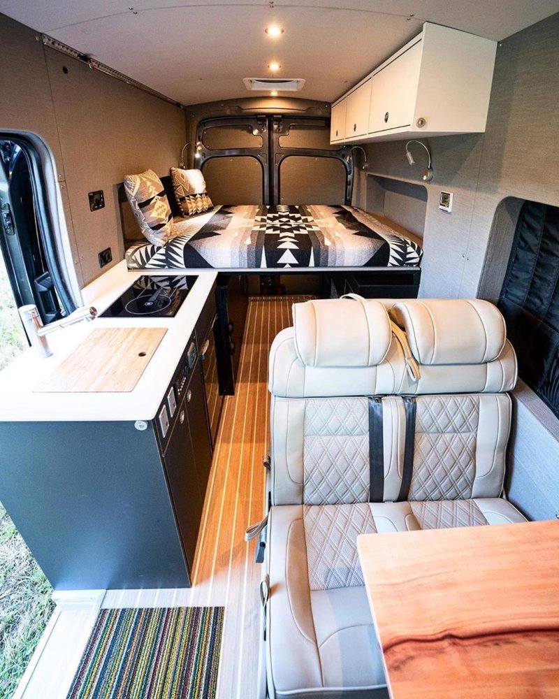 Mercedes sprinter camper van interior