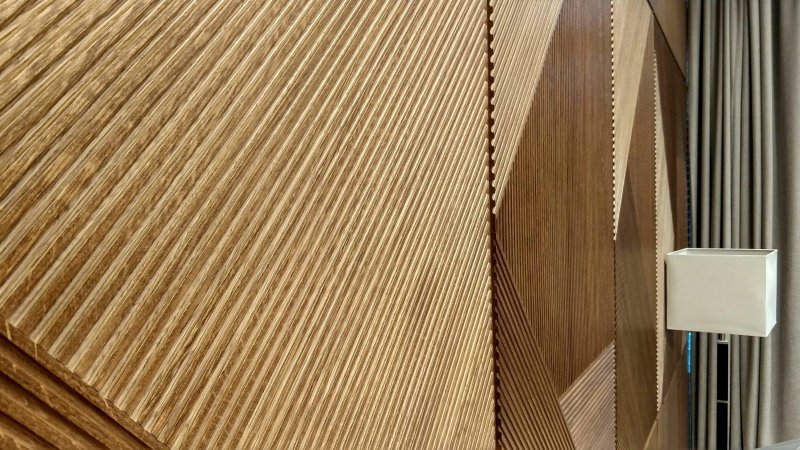 Шпонированные панели topperfo micro ulme stone edition acoustic wood panel