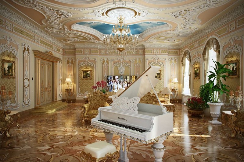 Роскошный дворец - luxury antonovich design