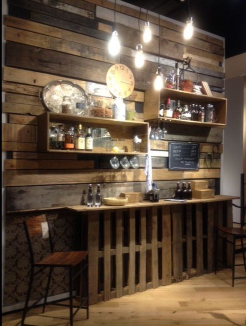 Барная стойка pallet bar