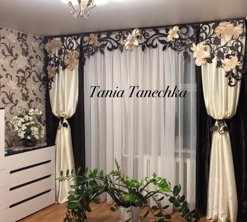 Ламбрекены для зала
