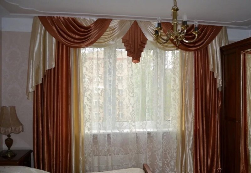 Шторы ламбрекены для зала