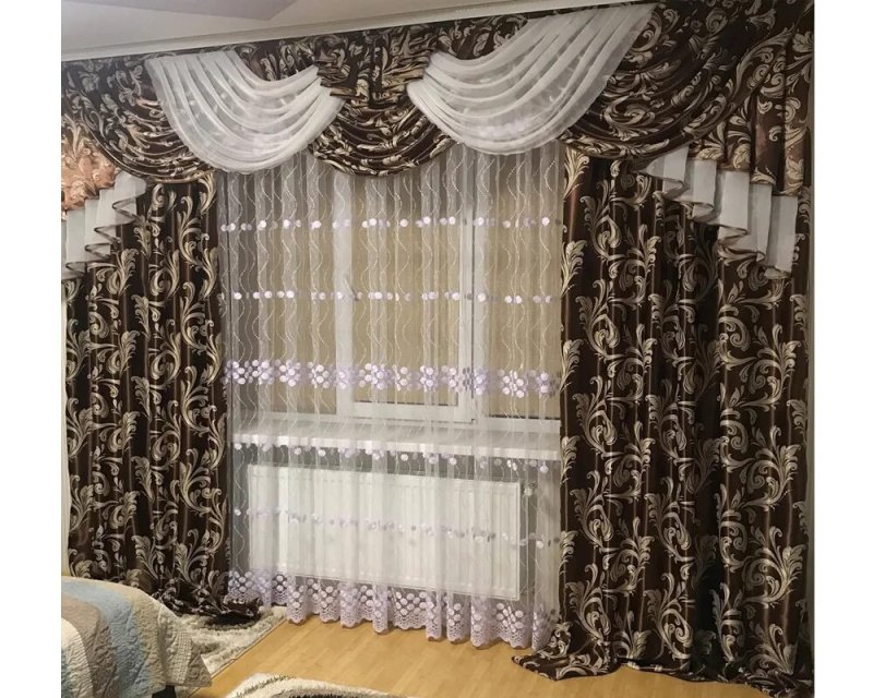 Комплект готовых штор