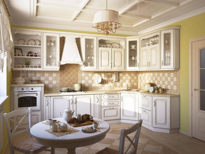 Кухня в классическом стиле светлая