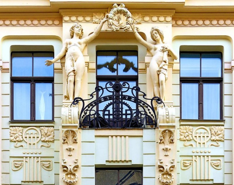 Рижский югендстиль в архитектуре