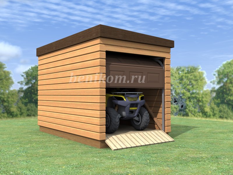 Гараж для двух машин