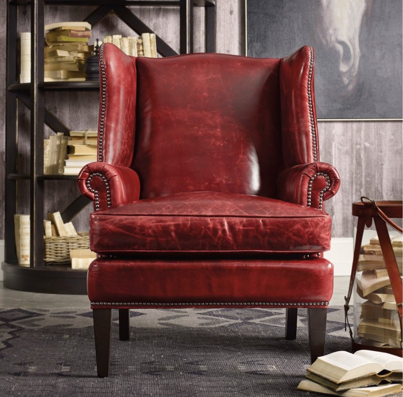 Кресло кожаное grantham chair
