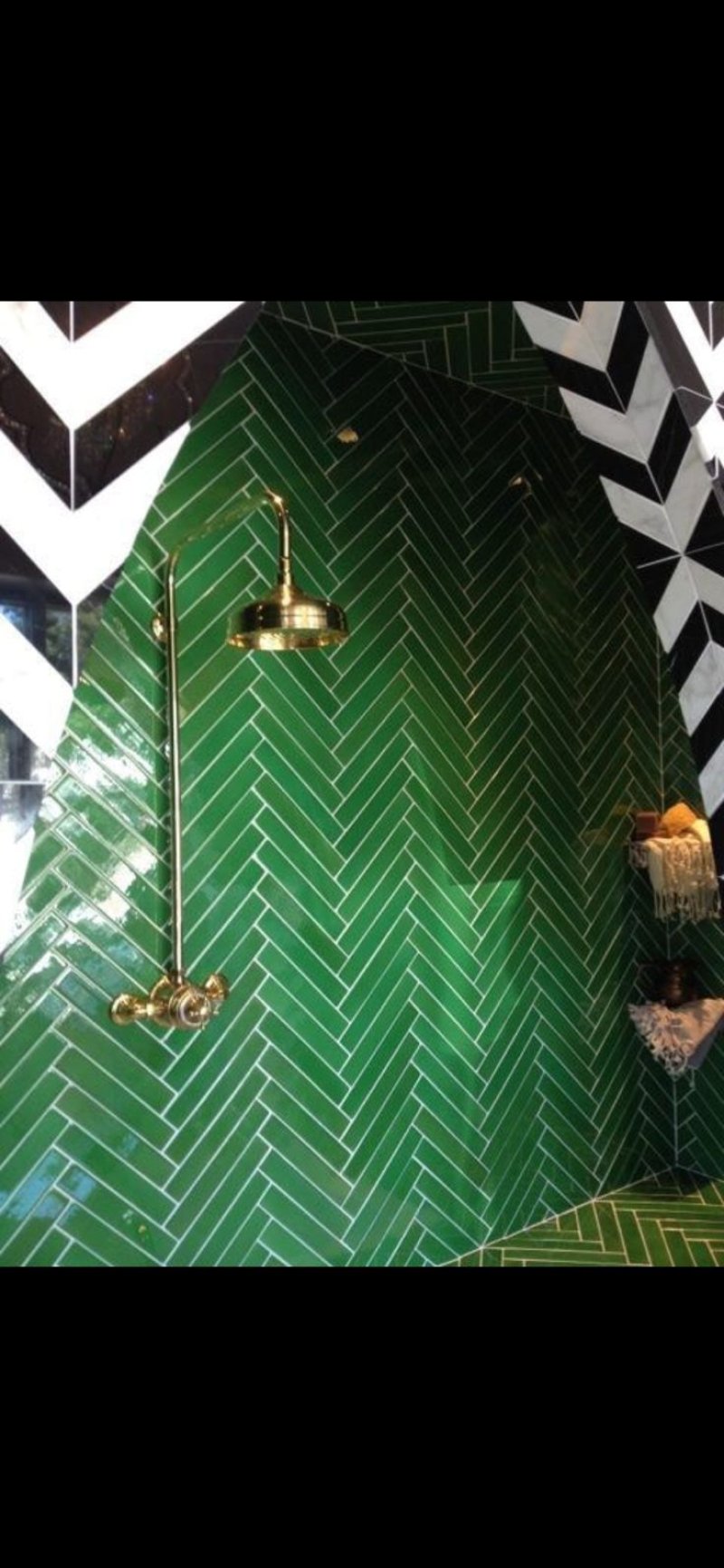 Плитка chevron green