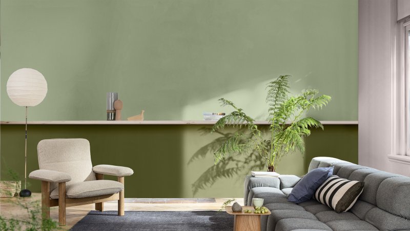 Палитра dulux зеленый