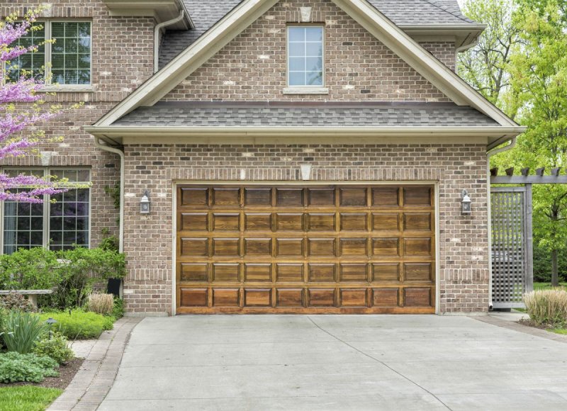 Wood garage doors