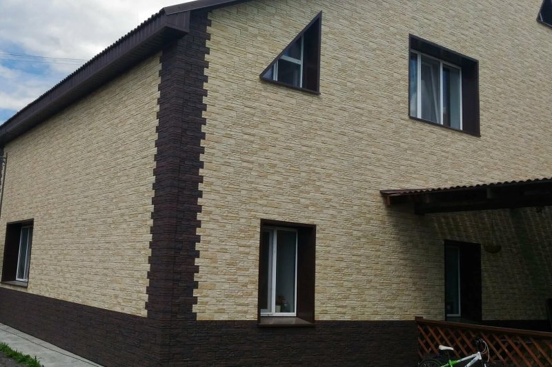 Фасадная панель docke burg земляной
