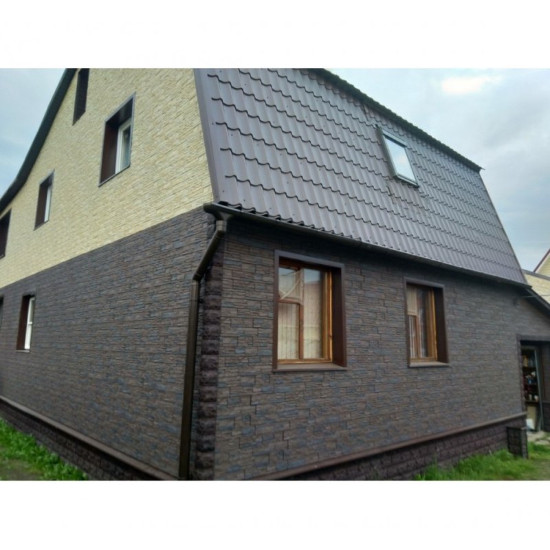 Фасадная панель docke stein янтарный