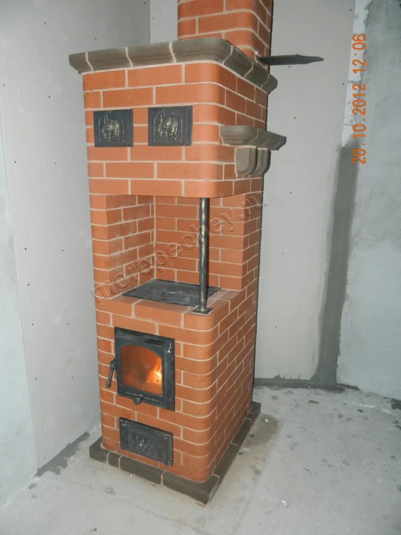 Отопительная печь из кирпича