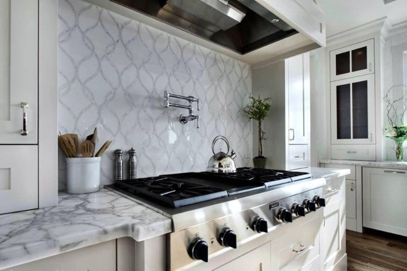 Плитка backsplash мрамор