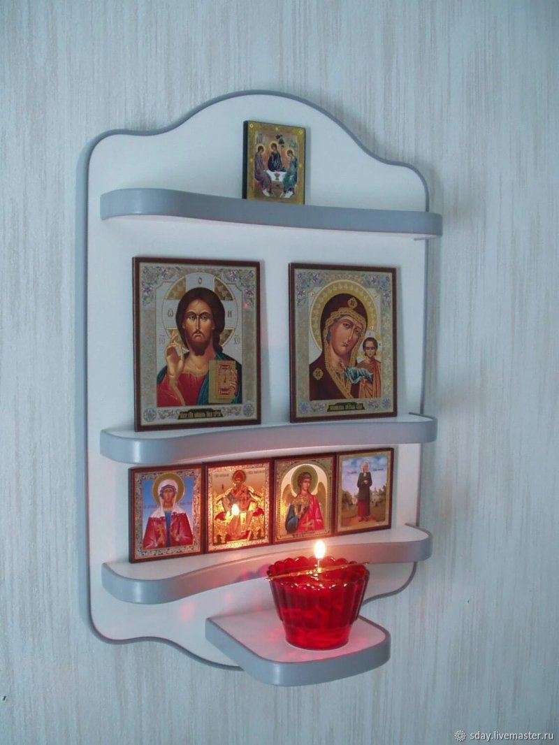 Иконостас домашний угловой